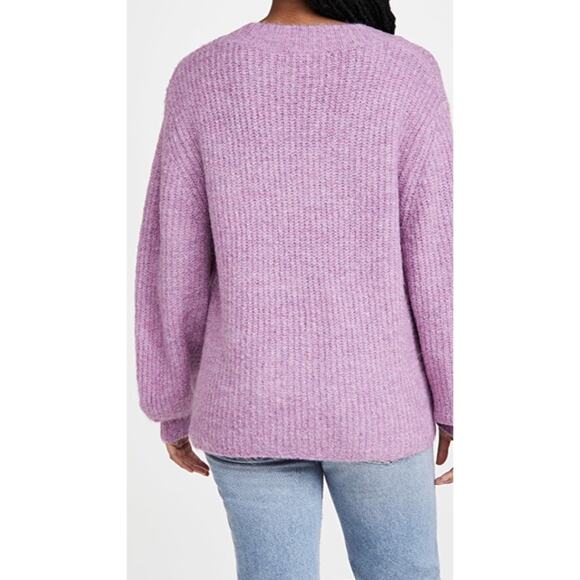 NEW Rebecca Minkoff lilac wool sweater - Picture 4 of 10